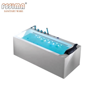 Indoor Single Person Hot Tub Massage Spa Corner 1500X750mm